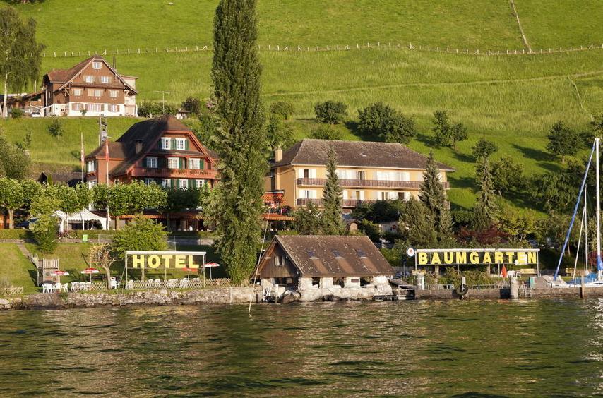 Gastehaus Baumgarten Otel Kehrsiten Dış mekan fotoğraf