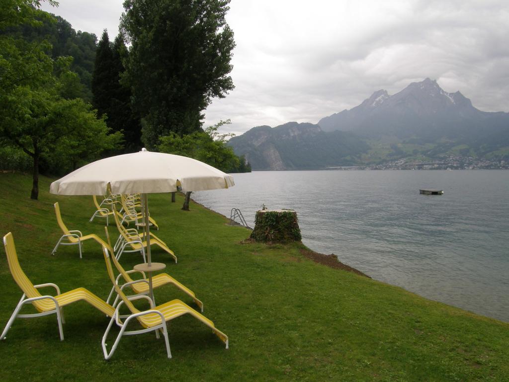 Gastehaus Baumgarten Otel Kehrsiten Dış mekan fotoğraf